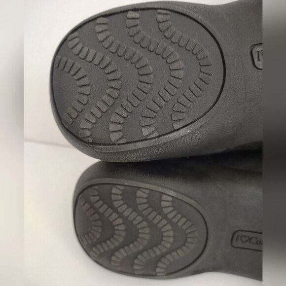 I love Comfort Black Slip-On Loafer Memo Tech Buckle Hook loop Strap 8.5 - Picture 14 of 16